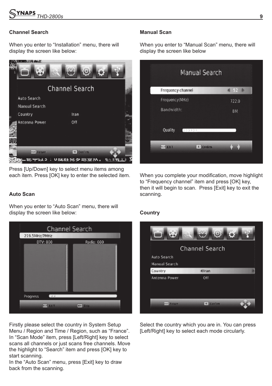 Synaps THD-2800s User Manual | Page 9 / 16