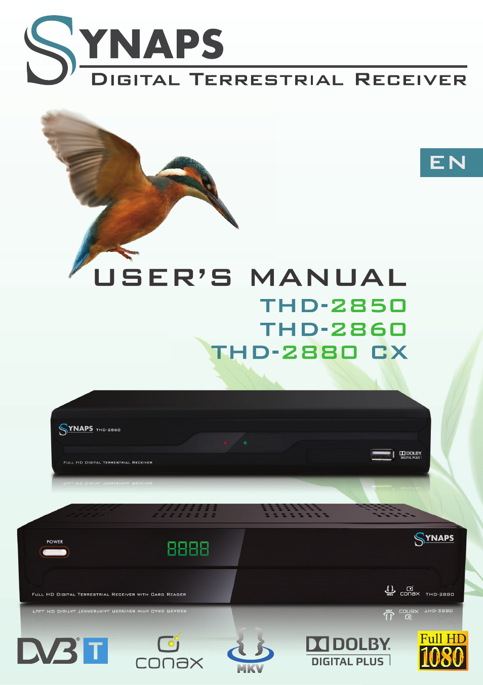 Synaps THD-2850 User Manual | 20 pages