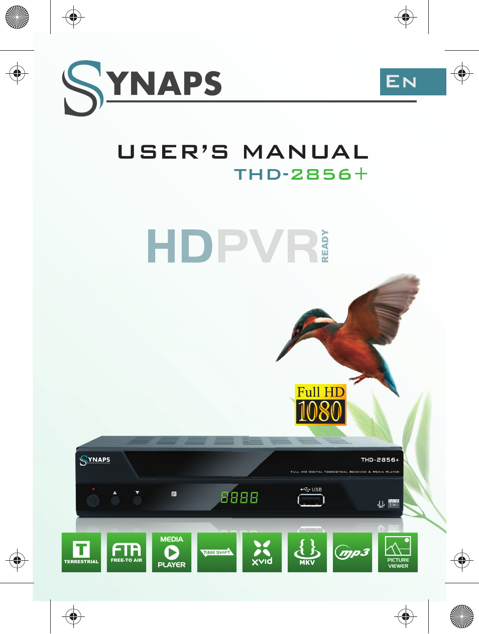 Synaps THD-2856+ User Manual | 18 pages