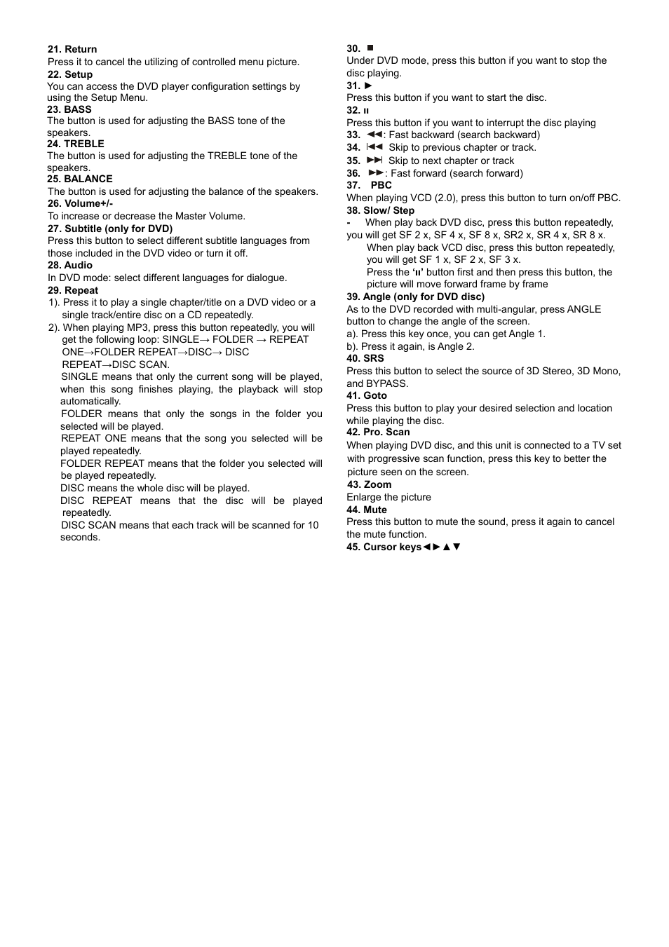 System Fidelity DVD-R150 User Manual | Page 10 / 21