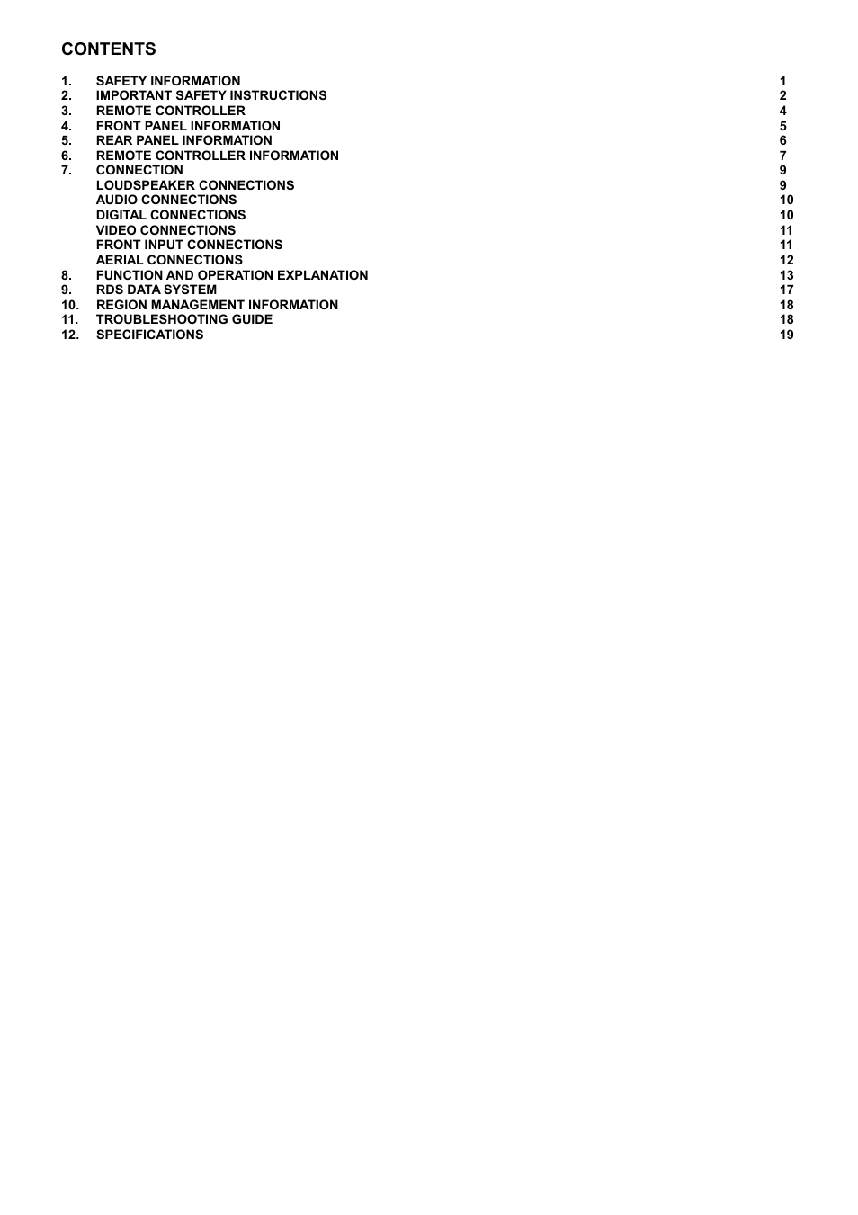 System Fidelity DVD-R150 User Manual | Page 2 / 21