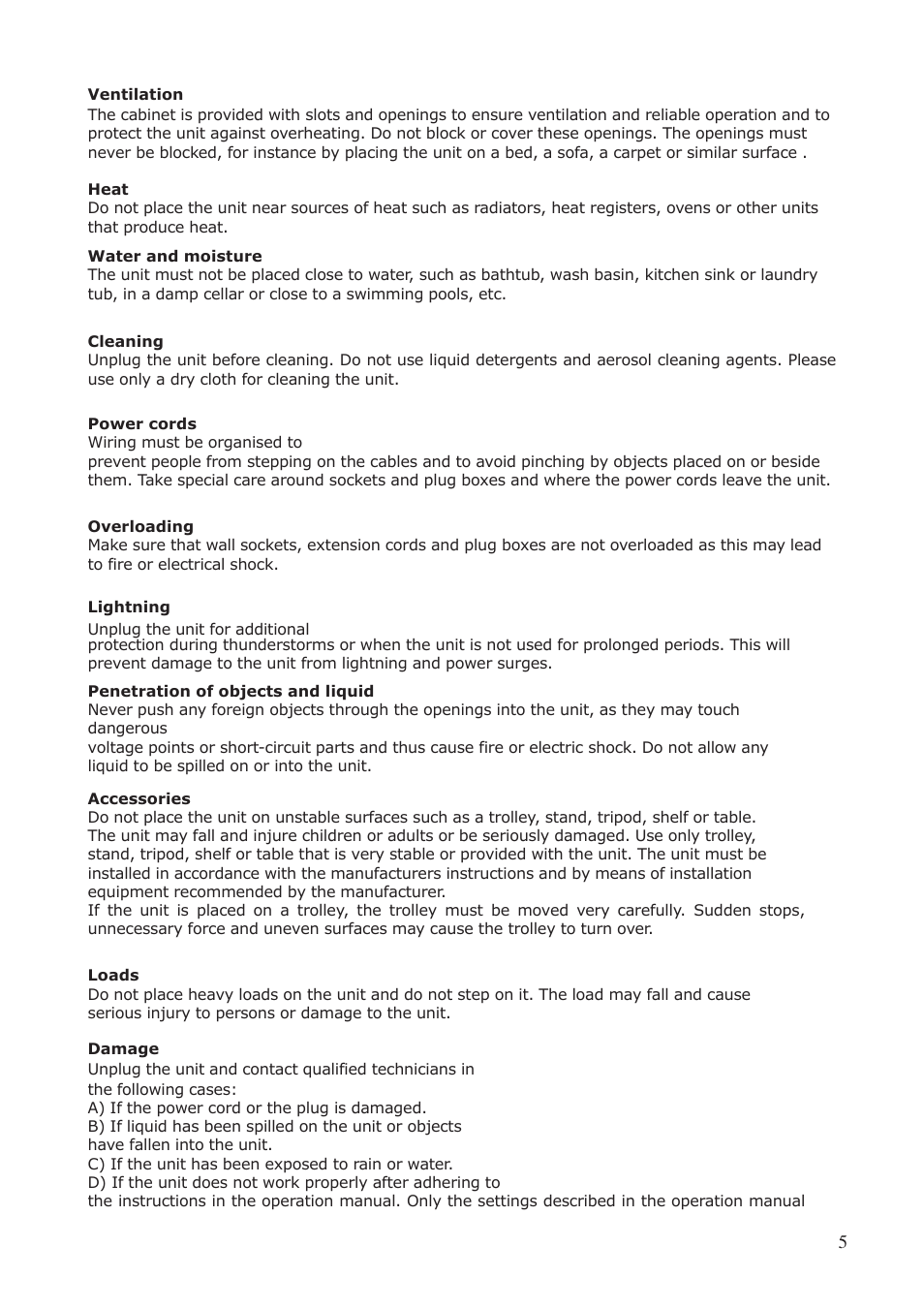 System Fidelity SA-370 User Manual | Page 5 / 16