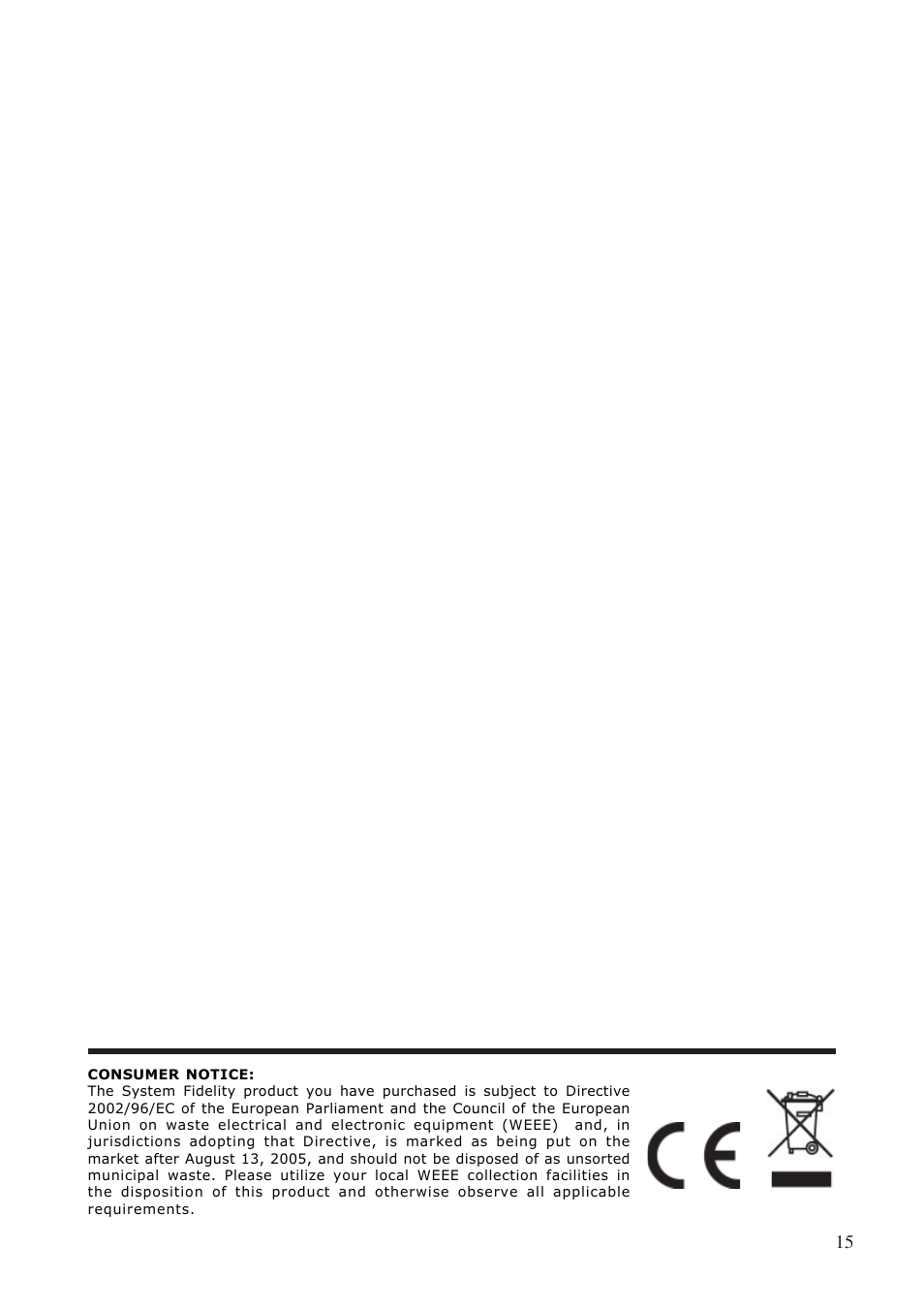 System Fidelity ST-370 User Manual | Page 15 / 16