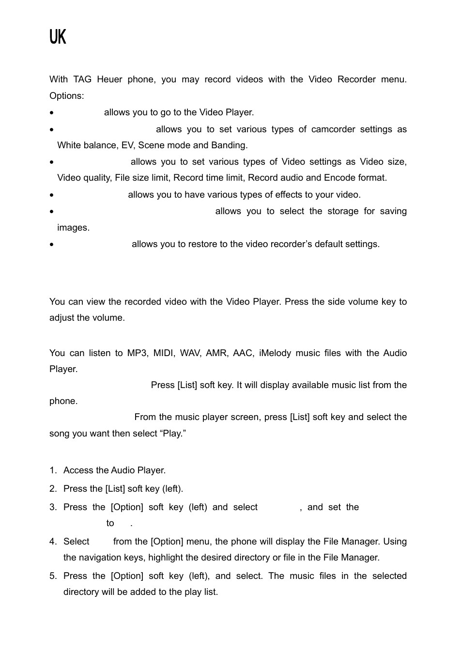 TAG Heuer MERIDIIST User Manual | Page 38 / 49