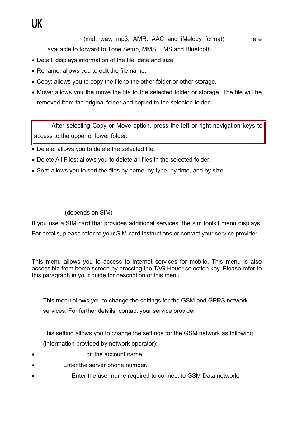 TAG Heuer MERIDIIST User Manual | Page 40 / 49