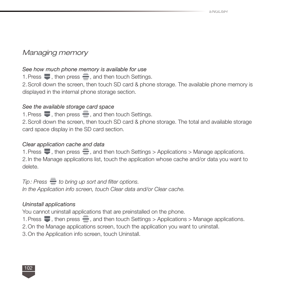TAG Heuer LINK User Manual | Page 102 / 114