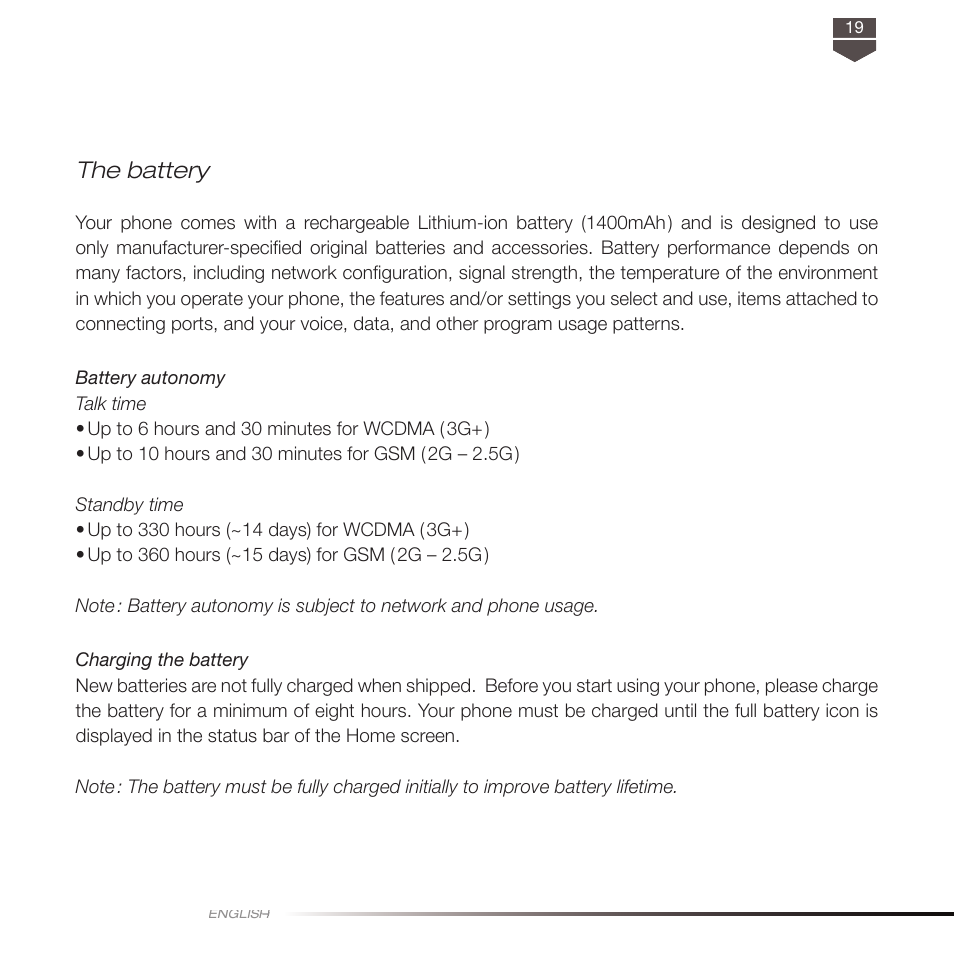 The battery | TAG Heuer LINK User Manual | Page 19 / 114