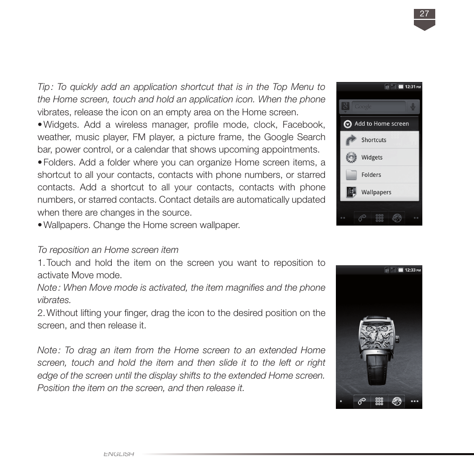 TAG Heuer LINK User Manual | Page 27 / 114