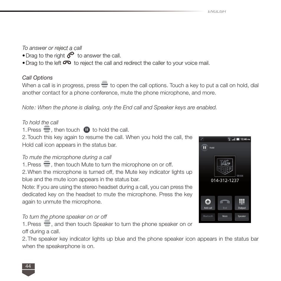 TAG Heuer LINK User Manual | Page 44 / 114