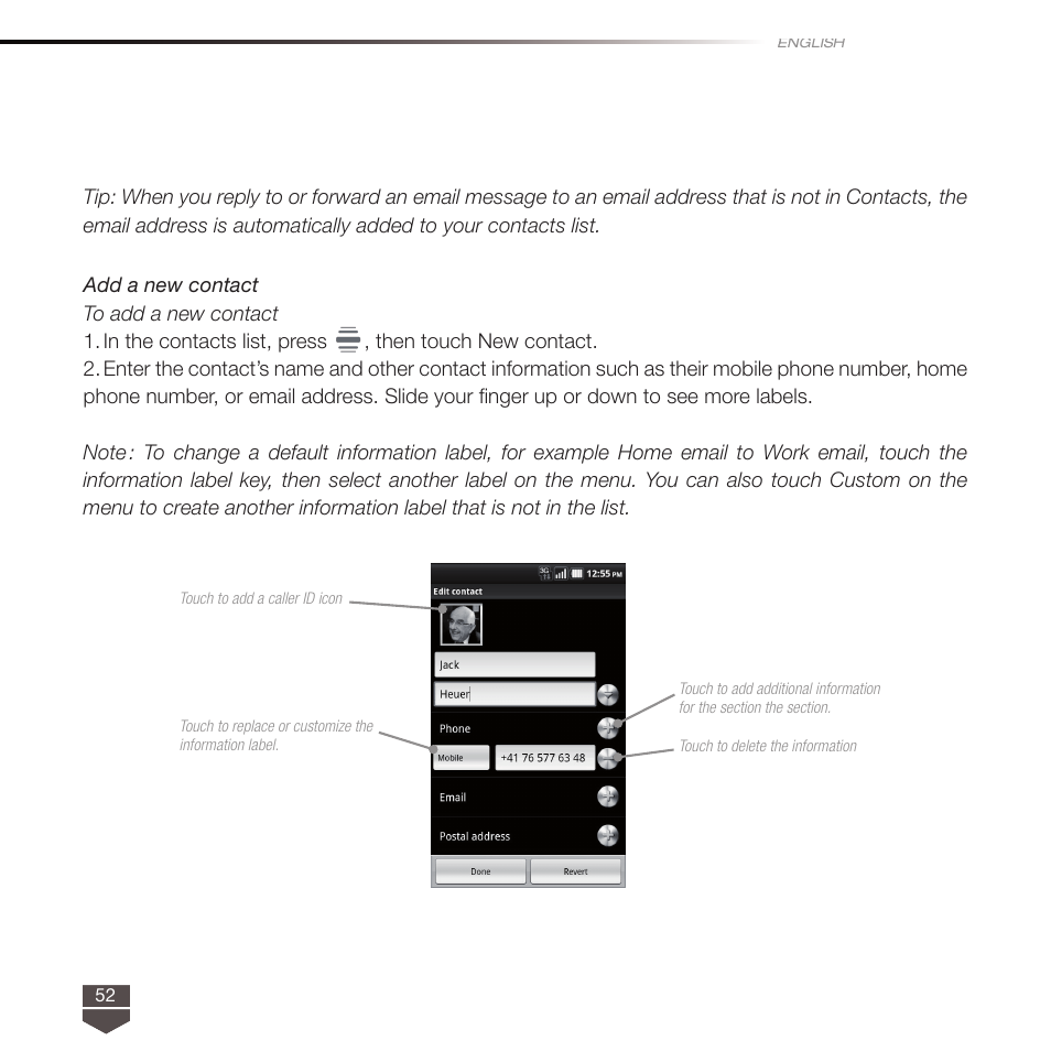 TAG Heuer LINK User Manual | Page 52 / 114