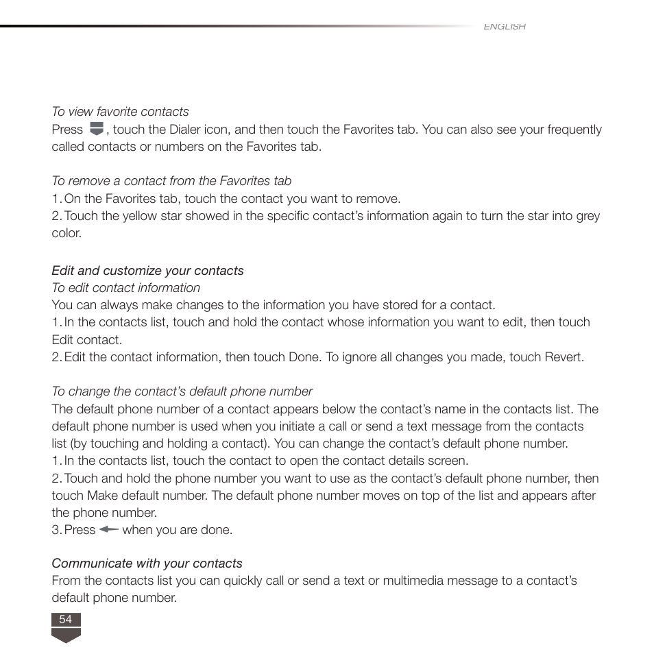 TAG Heuer LINK User Manual | Page 54 / 114