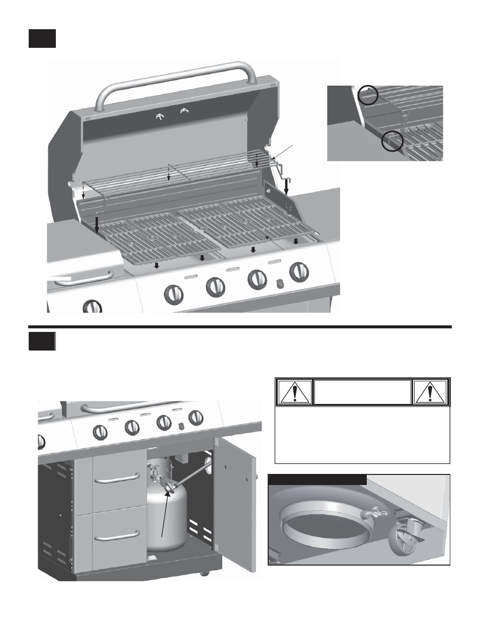 Caution | Char-Broil T-47D 463251012 User Manual | Page 26 / 40