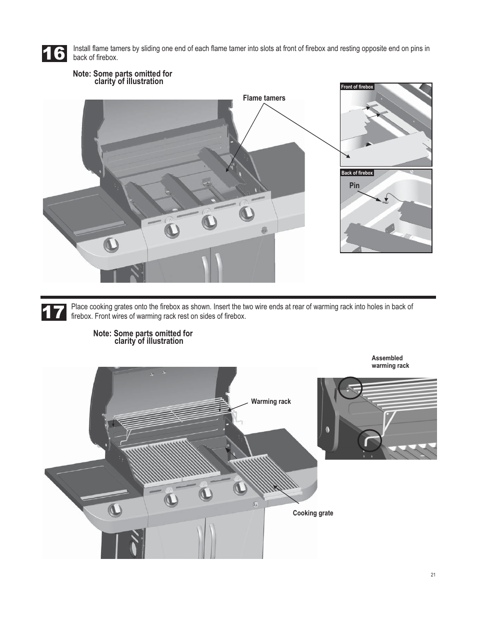 Char-Broil 463270911 User Manual | Page 21 / 28