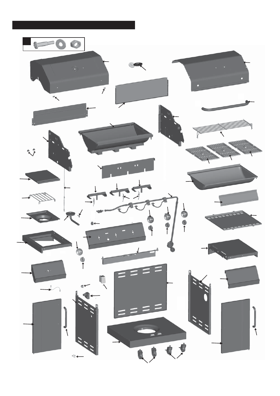 Parts diagram | Char-Broil HEATWAVE 461262409 User Manual | Page 12 / 28