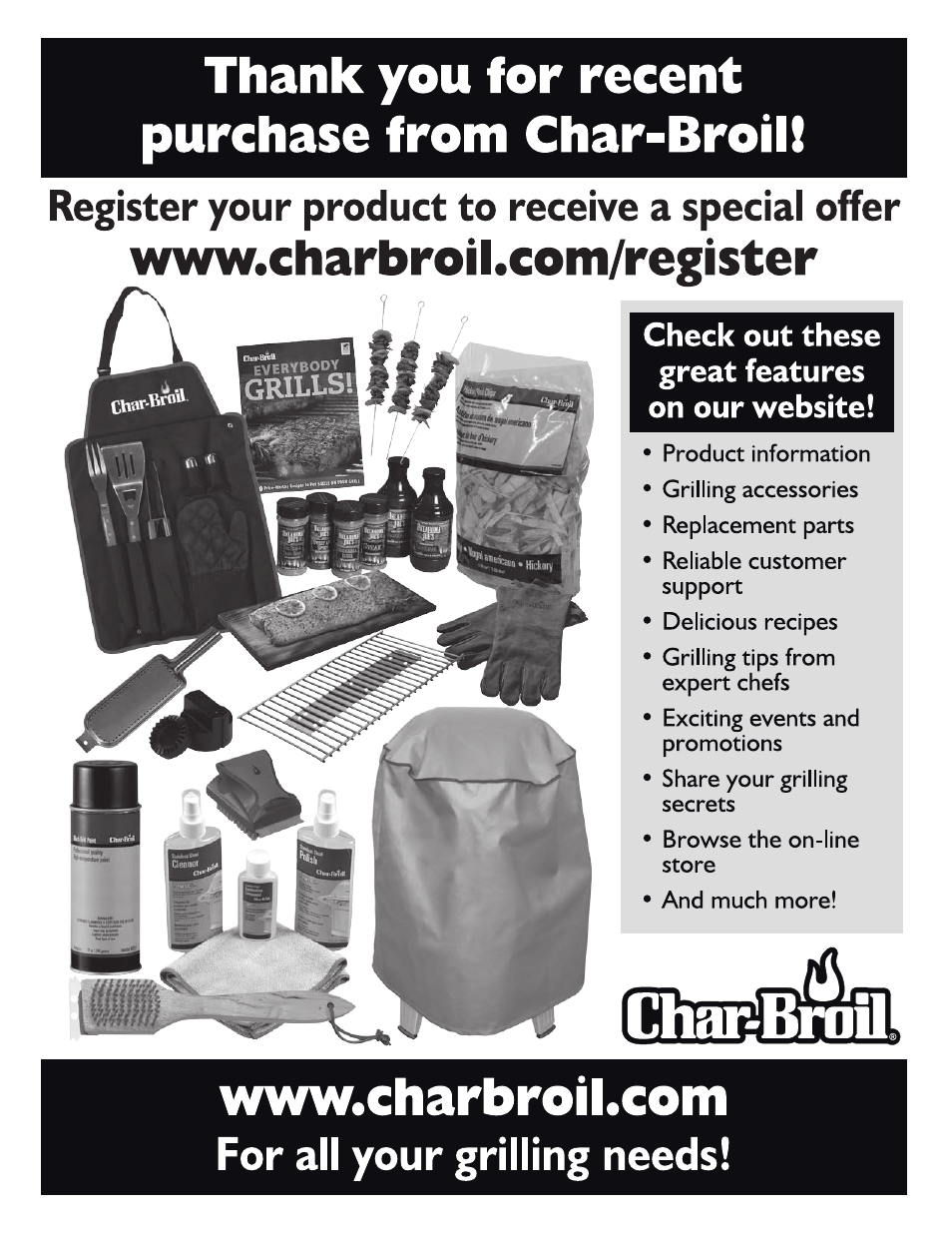 Char-Broil 463460711 User Manual | Page 32 / 32