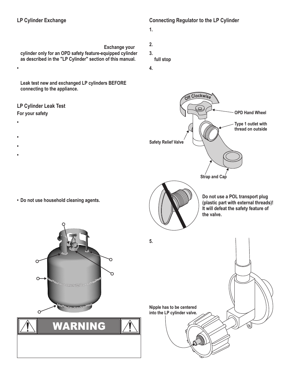 Warning | Char-Broil 10101480 User Manual | Page 6 / 20