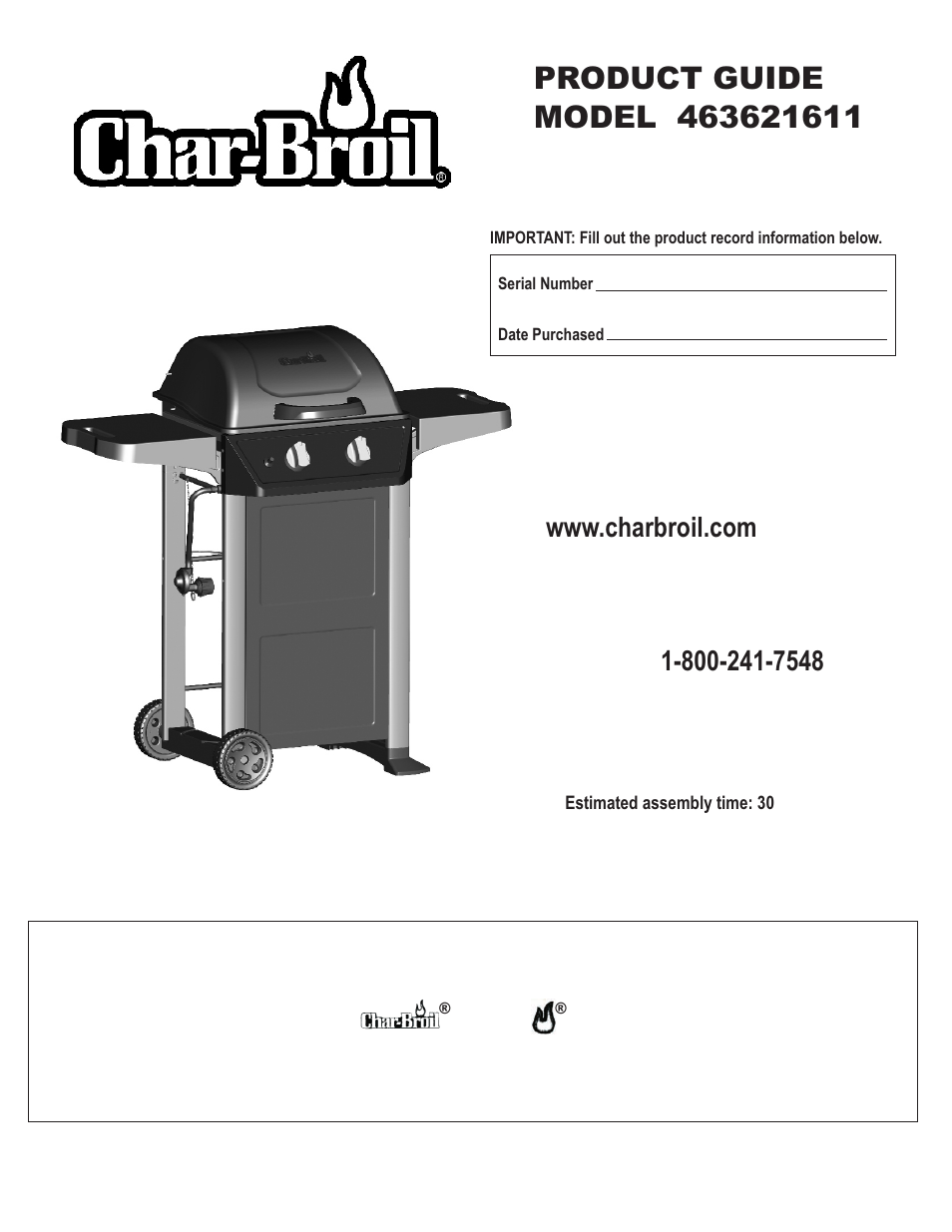 Char-Broil 463621611 User Manual | 28 pages