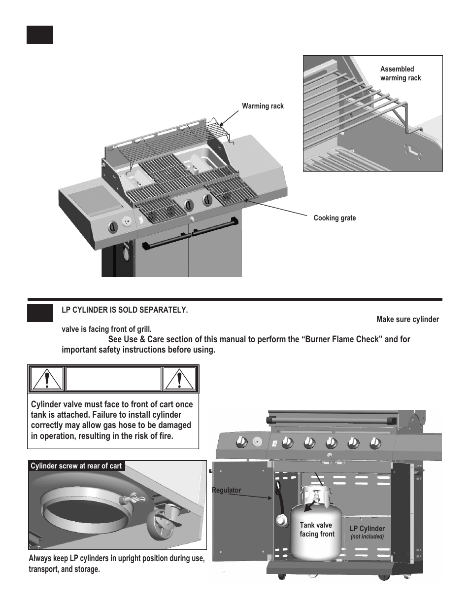 Caution | Char-Broil 463271108 User Manual | Page 22 / 32