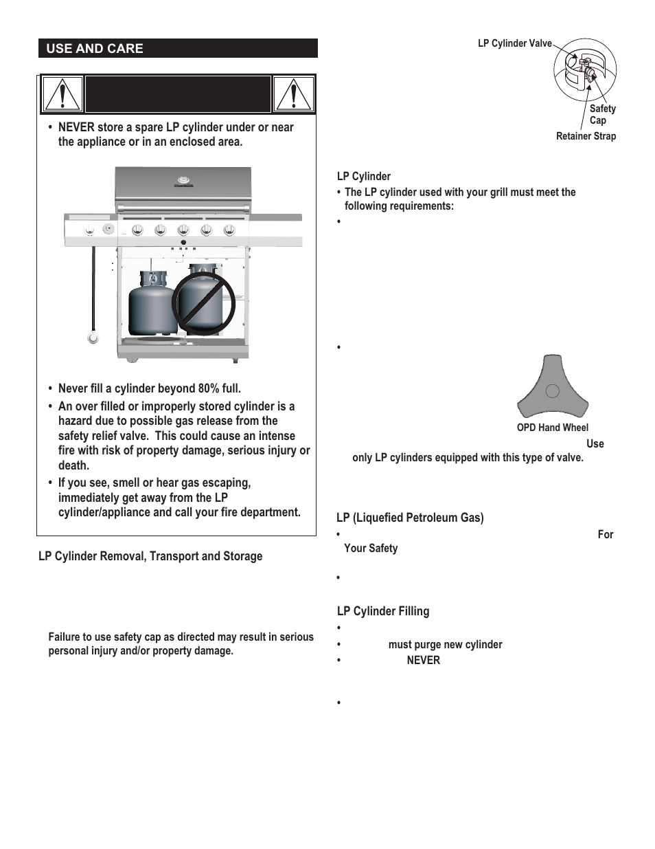 Danger | Char-Broil 463271108 User Manual | Page 4 / 32