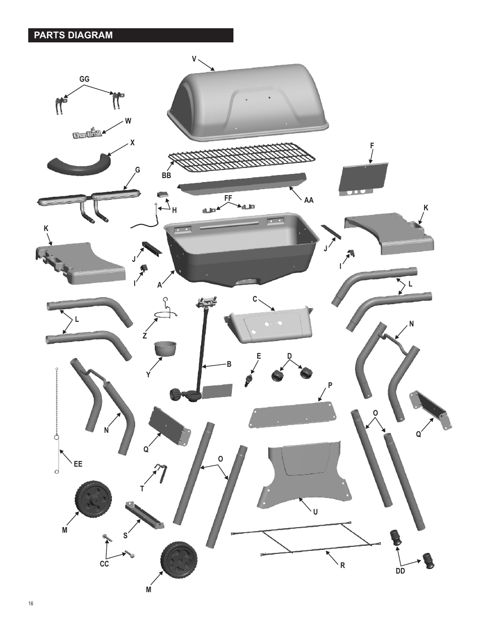 Char-Broil QUICKSET 463666510 User Manual | Page 16 / 28