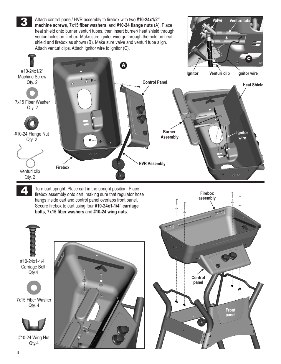 Char-Broil QUICKSET 463666510 User Manual | Page 18 / 28