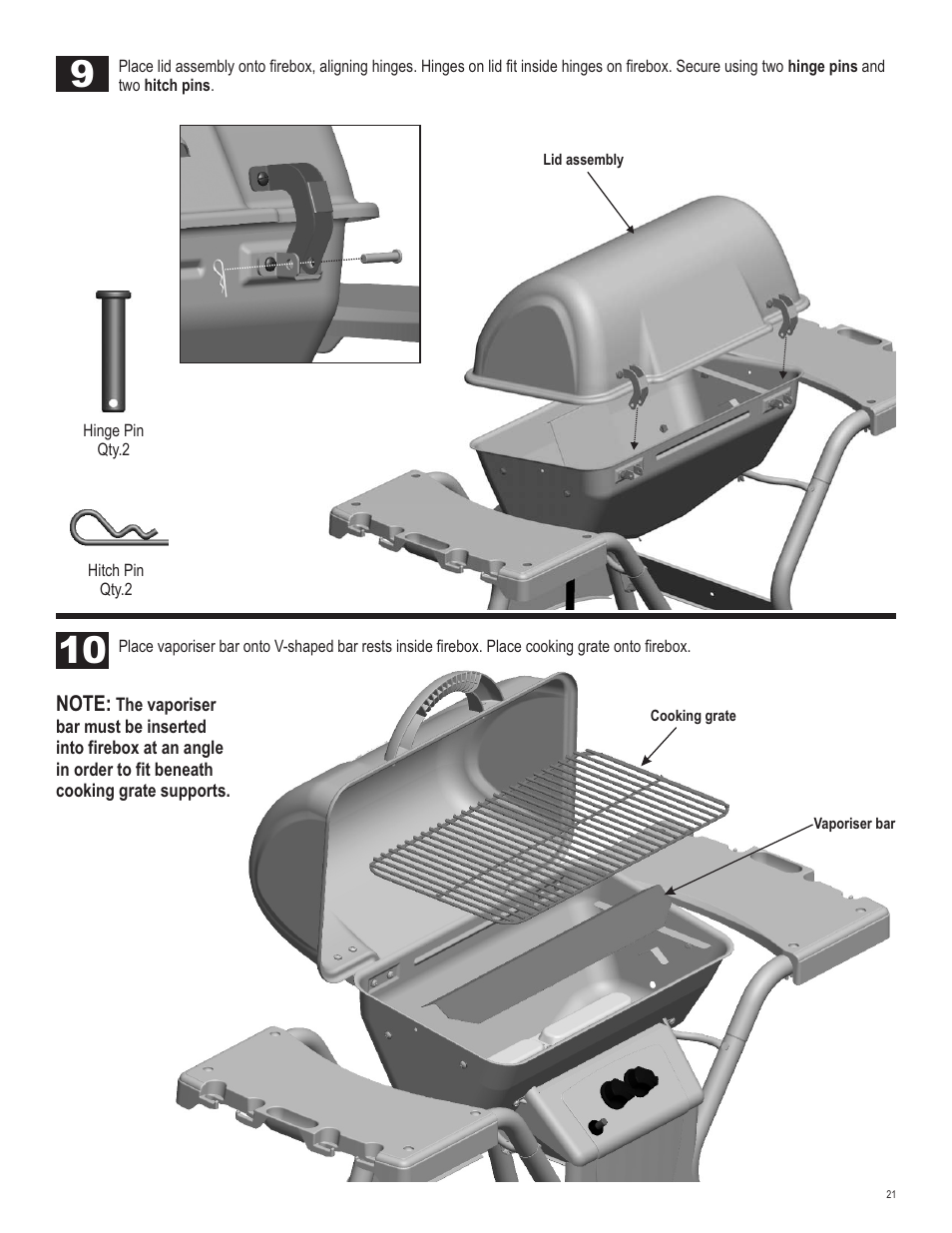 Char-Broil QUICKSET 463666510 User Manual | Page 21 / 28