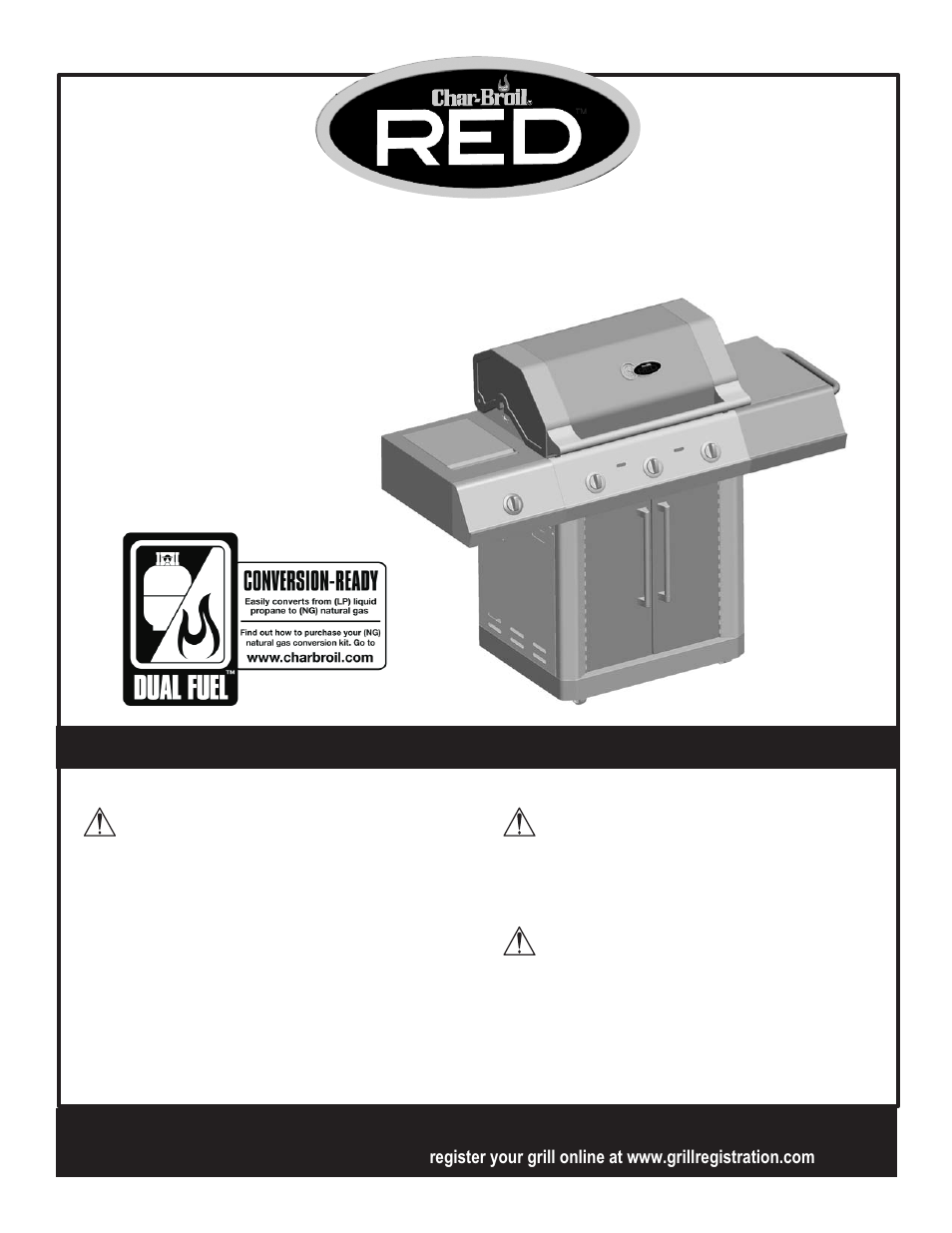 Char-Broil RED 463250108 User Manual | 28 pages