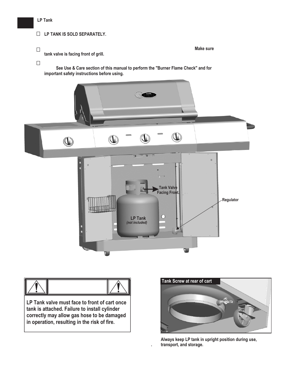 Caution | Char-Broil RED 463250108 User Manual | Page 22 / 28