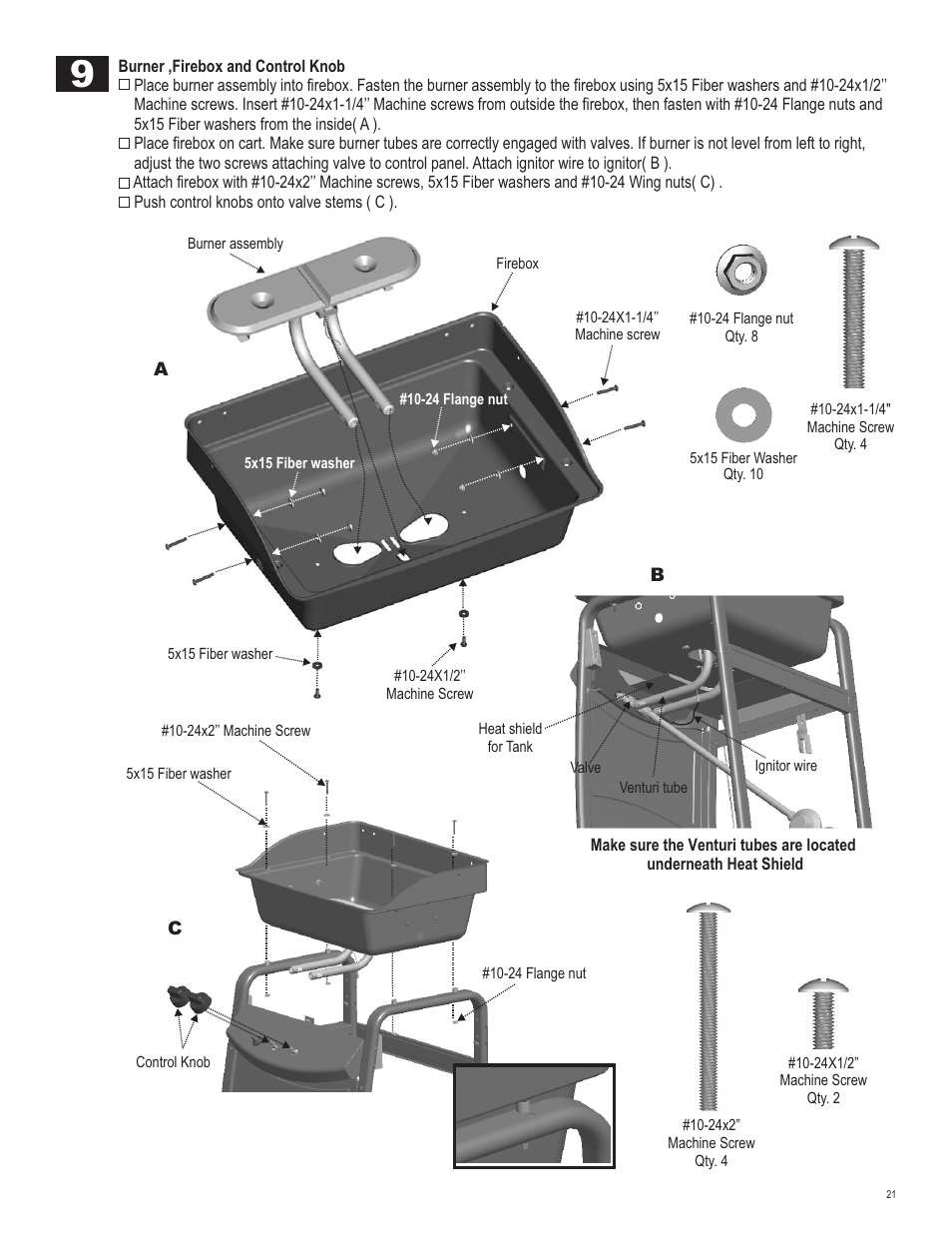Char-Broil 463620809 User Manual | Page 21 / 32