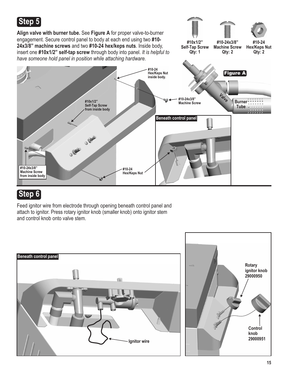 Step 5, Step 6 | Char-Broil 5101194 User Manual | Page 15 / 20