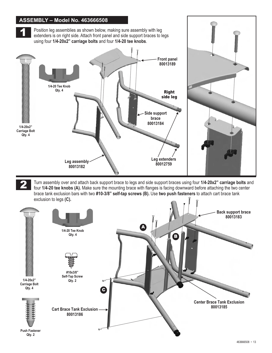 Char-Broil Charbroil QUickset 463666508 User Manual | Page 13 / 28