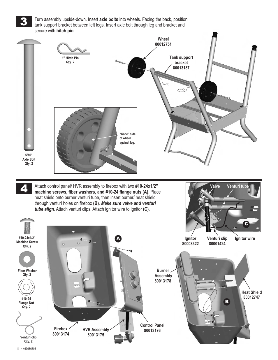 Char-Broil Charbroil QUickset 463666508 User Manual | Page 14 / 28