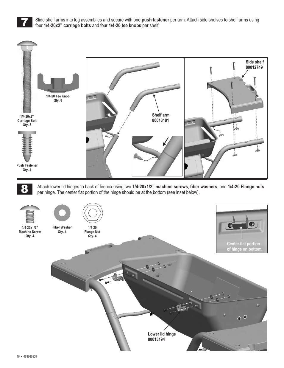 Char-Broil Charbroil QUickset 463666508 User Manual | Page 16 / 28