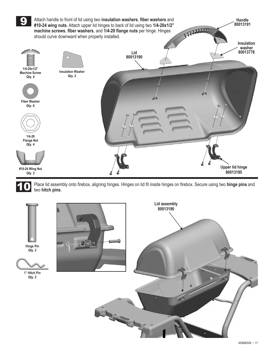 Char-Broil Charbroil QUickset 463666508 User Manual | Page 17 / 28