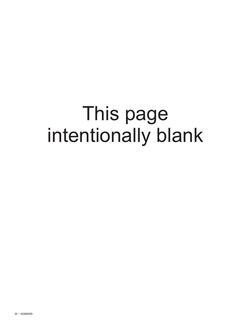 This page intentionally blank | Char-Broil Charbroil QUickset 463666508 User Manual | Page 26 / 28
