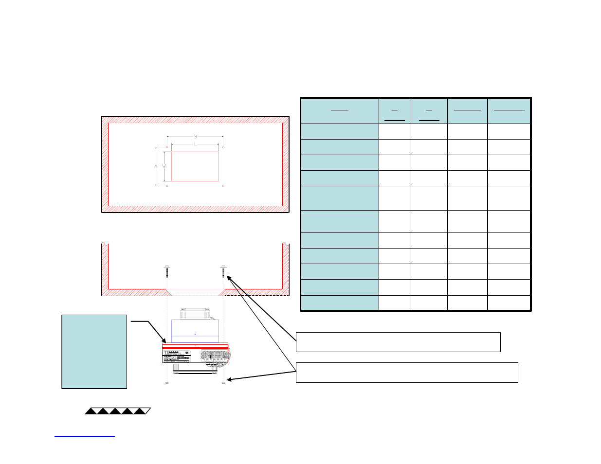 Tca mounting hole dimensions | TE Technology TCA User Manual | Page 12 / 22