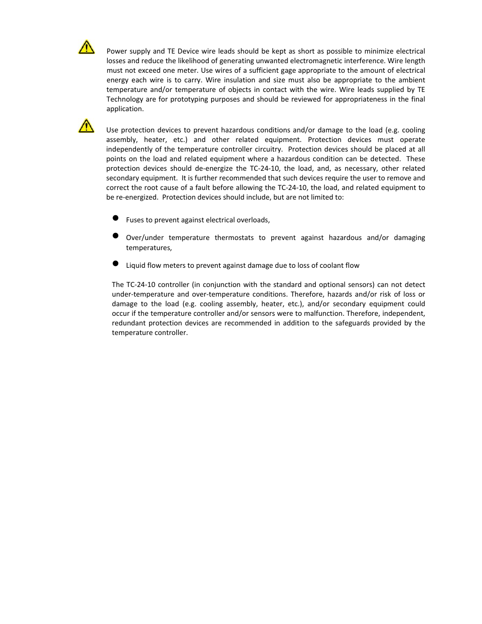 TE Technology TC-24-10 User Manual | Page 10 / 23