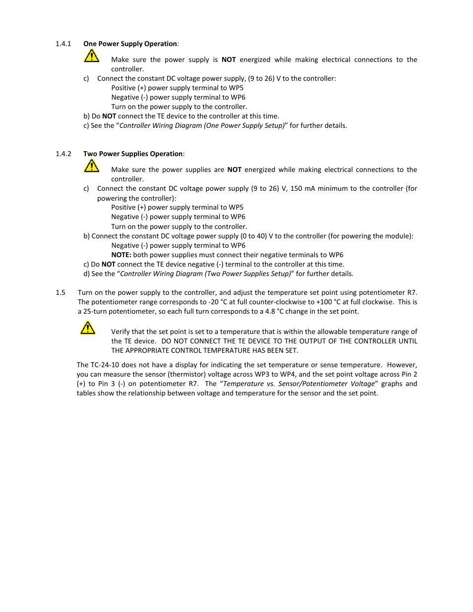 TE Technology TC-24-10 User Manual | Page 11 / 23