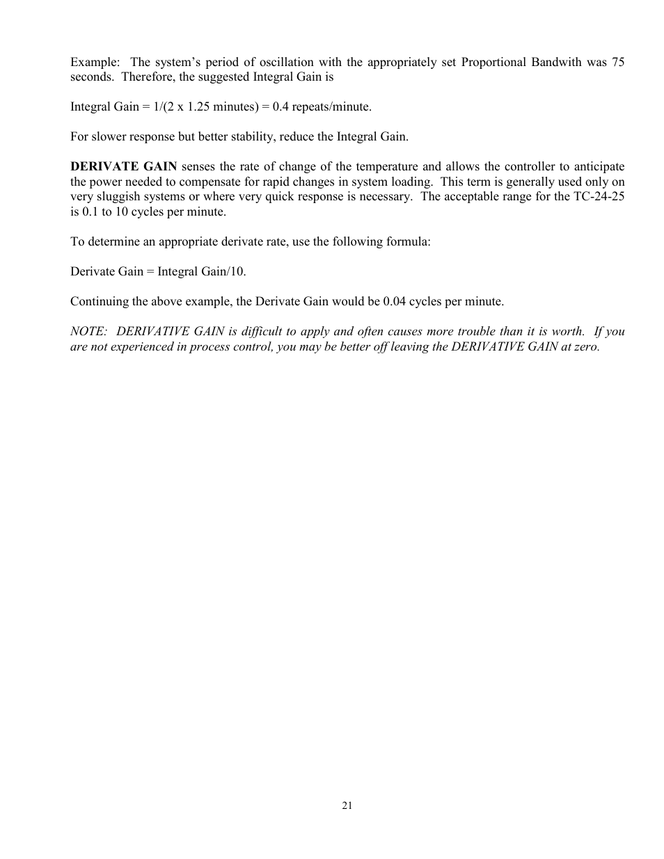 TE Technology TC-24-25 User Manual | Page 21 / 35