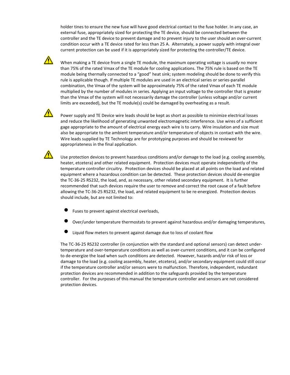 TE Technology TC-36-25-RS232 User Manual | Page 15 / 59