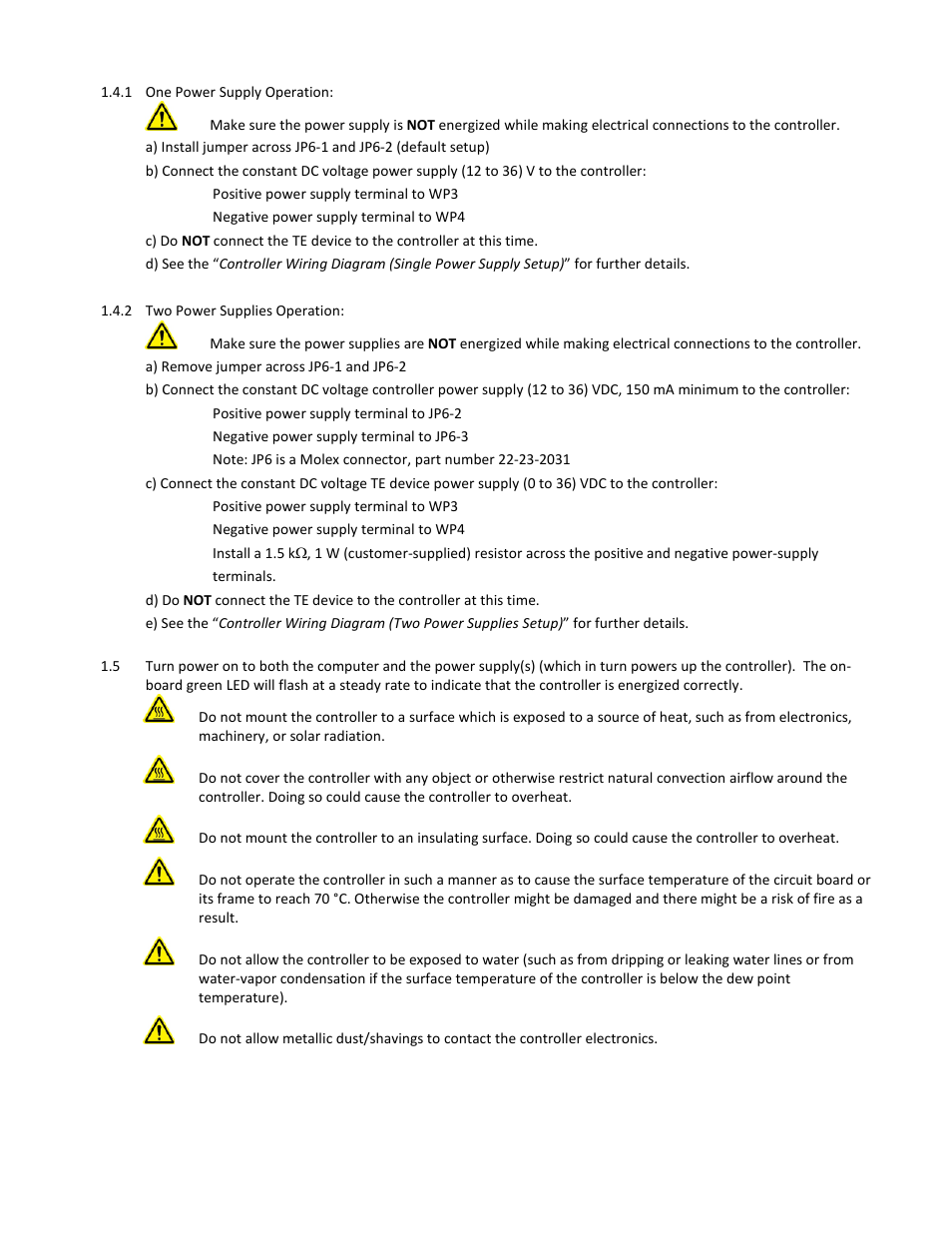 TE Technology TC-36-25-RS232 User Manual | Page 16 / 59