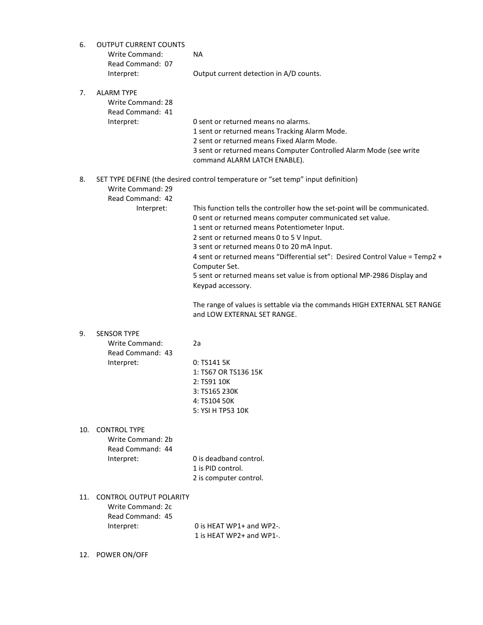 TE Technology TC-36-25-RS232 User Manual | Page 47 / 59