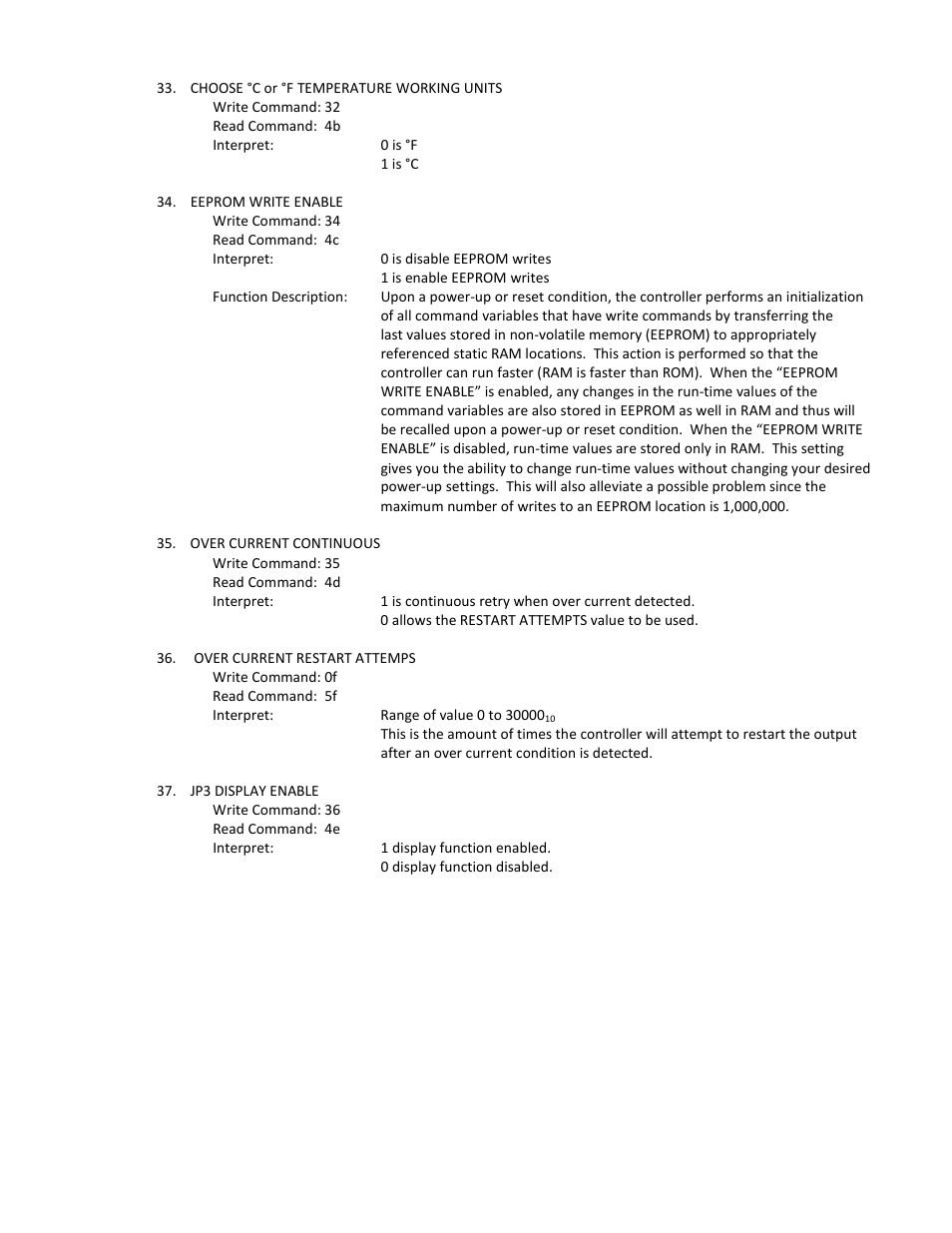 TE Technology TC-36-25-RS232 User Manual | Page 51 / 59