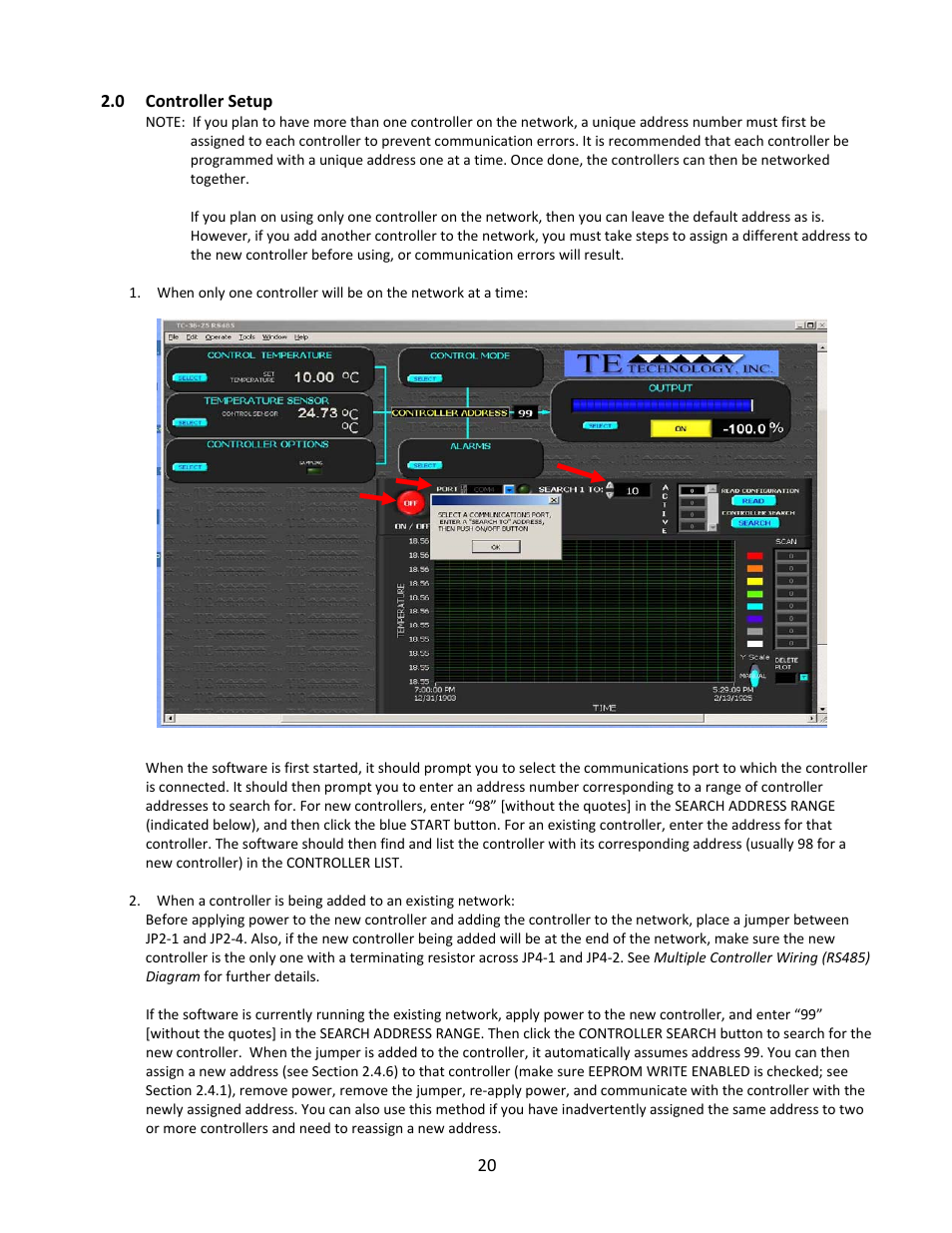 TE Technology TC-36-25-RS485 User Manual | Page 20 / 61