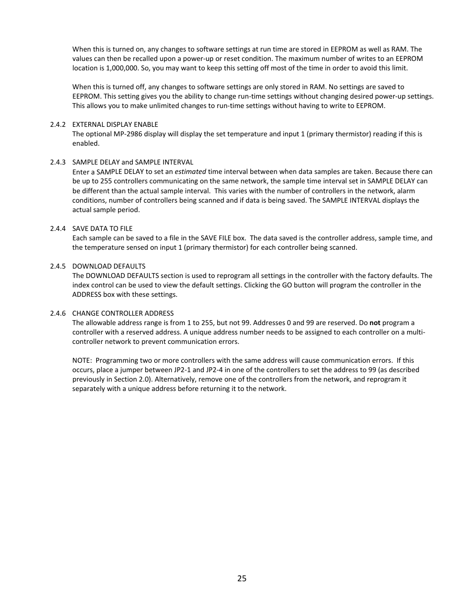 TE Technology TC-36-25-RS485 User Manual | Page 25 / 61