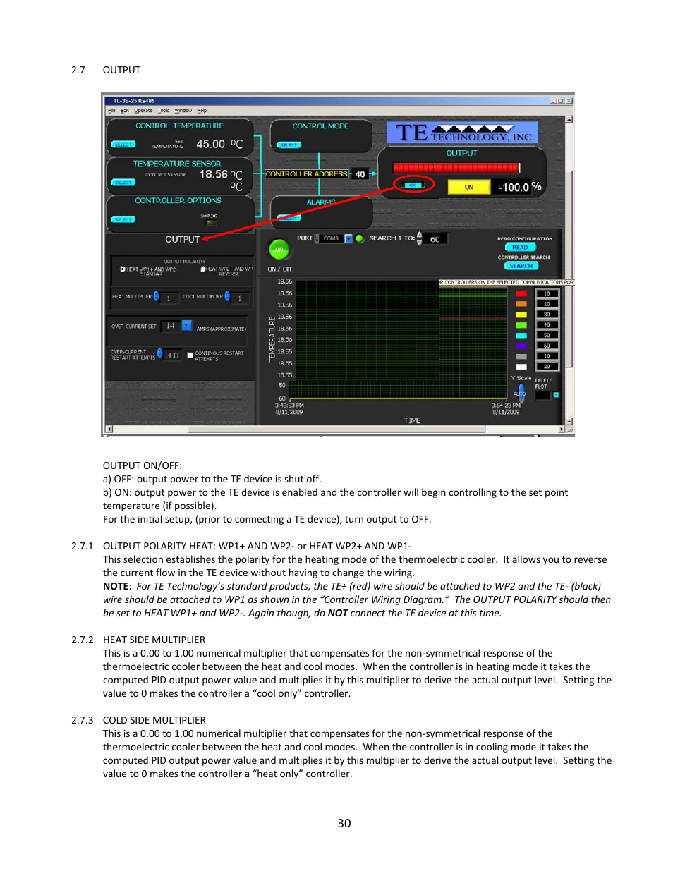 TE Technology TC-36-25-RS485 User Manual | Page 30 / 61