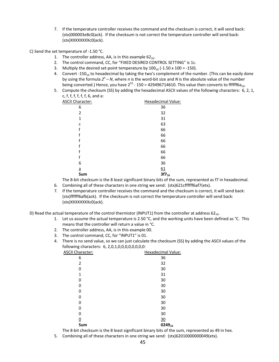 TE Technology TC-36-25-RS485 User Manual | Page 45 / 61