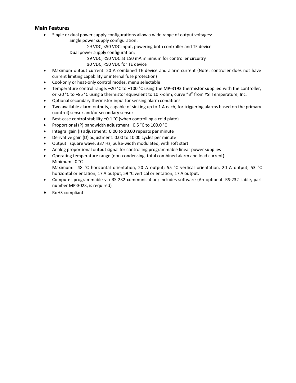 TE Technology TC-48-20 User Manual | Page 10 / 58