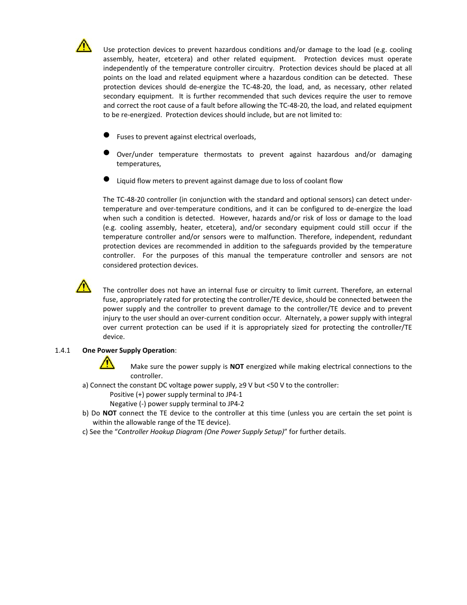 TE Technology TC-48-20 User Manual | Page 15 / 58
