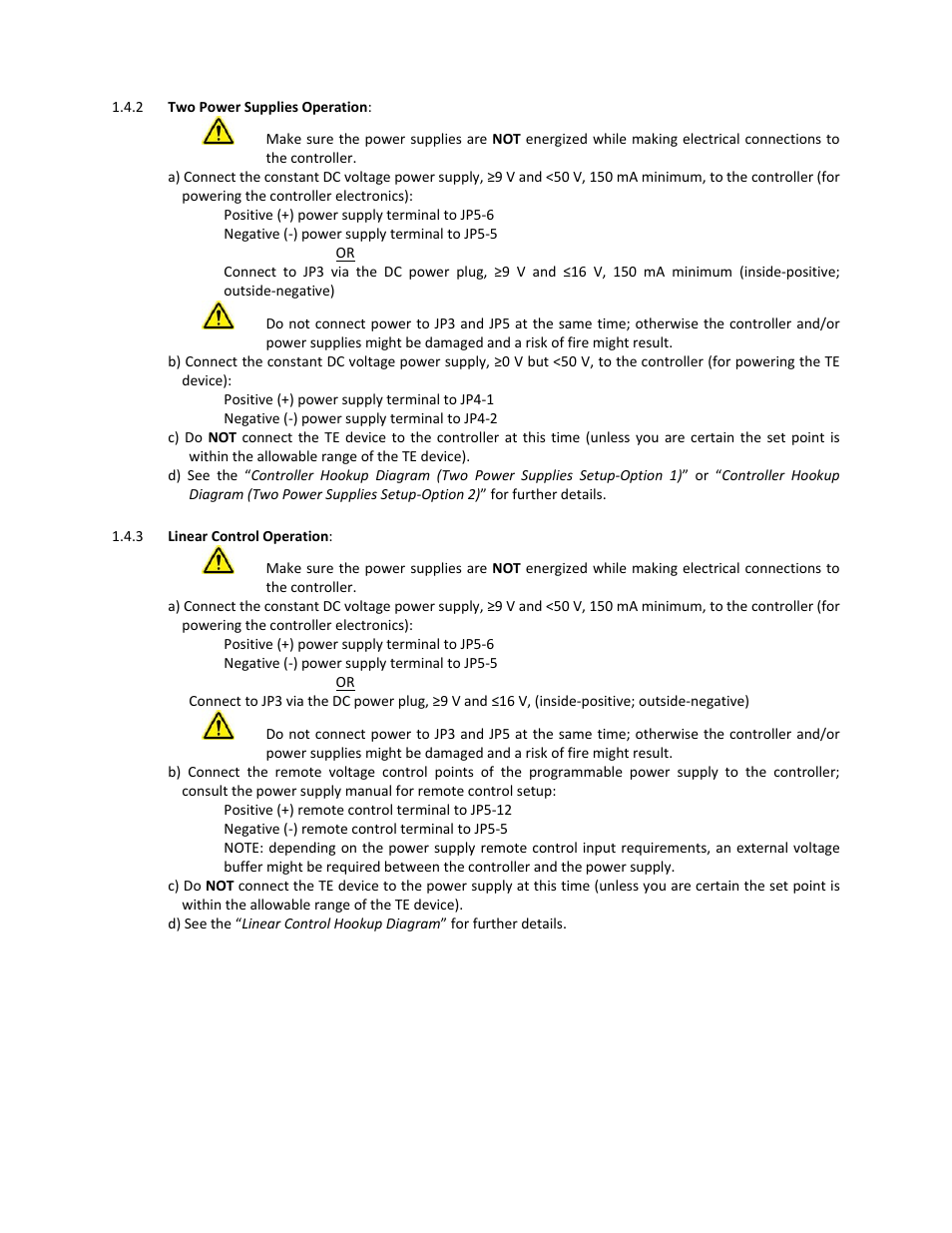 TE Technology TC-48-20 User Manual | Page 16 / 58